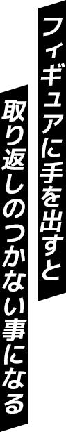 フィギュアに手を出すと取り返しのつかない事になる